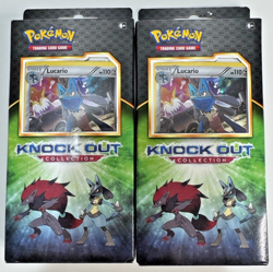 NEW 2 Pokemon TCG: Knock Out Collection Lucario Booster Pack Trading Card Set - Image 2