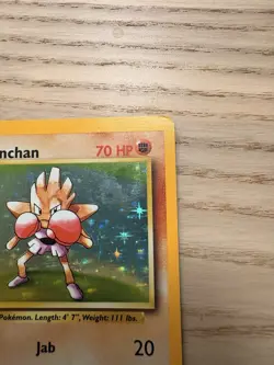 Pokemon TCG Hitmonchan Base Set Holo Rare Card 7/102 - Image 4
