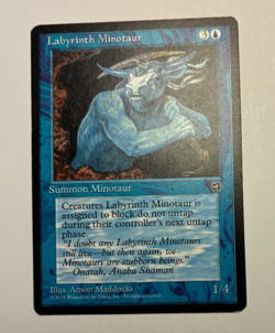 MTG Homelands Labyrinth Minotaur NM common - Image 1