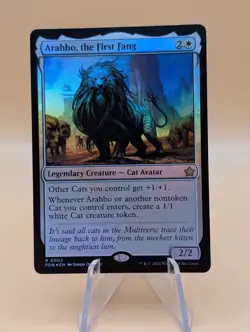 MTG: Arahbo, the First Fang | Foil | Magic Foundations | Pack Fresh NM | - Image 1