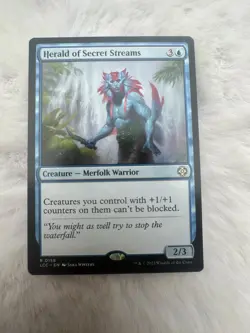 Mint/Near-Mint, English - 1 x MTG Herald of Secret Streams Commander: The Lost C - Image 1