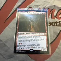 MTG Solphim, Mayhem Dominus Phyrexia: All Will Be One Regular #150 - Image 1