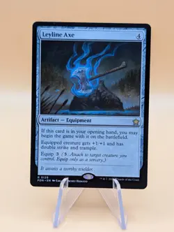 MTG: Leyline Axe | Non Foil | Magic Foundations | Pack Fresh NM | - Image 1