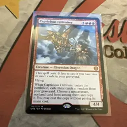 MTG Capricious Hellraiser Phyrexia: All Will Be One Regular #125 - Image 1
