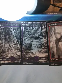 X3 SWAMP + Mountain #272, 273, 274 Full Art - Innistrad: Crimsom Vow - NM MTG - Image 3
