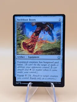 MTG: Swiftfoot Boots | Non Foil | Magic Foundations | Pack Fresh NM | - Image 1