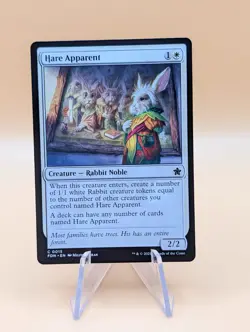 MTG: Hare Apparent | Non Foil | Magic Foundations | Pack Fresh NM | - Image 1