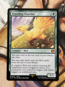 Traveling Chocobo Mythic 0210 (Regular) MTG Final Fantasy English - NM 🔥 - Image 1