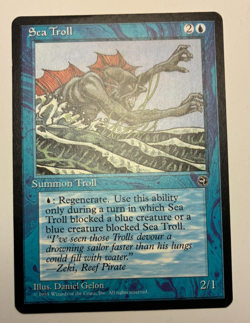 MTG Homelands Sea Troll LP Uncommon - Image 1