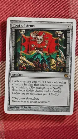 Coat of Arms 9th Edition Regular MTG Rare - Image 1