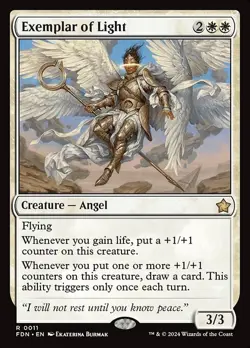 Exemplar of Light x1 1x Foundations NM MTG - Image 1
