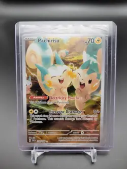 Pachirisu 208/198 - Scarlet & Violet Base Illustration Rare Pokemon TCG NM - Image 2