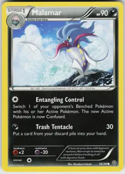 Pokemon Malamar 46/98 XY - Ancient Origins Normal card - Image 1