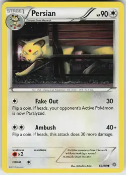 Pokemon Persian 62/98 XY - Ancient Origins Normal card - Image 1