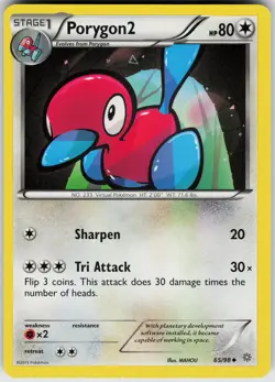 Pokemon Porygon2 65/98 XY - Ancient Origins Normal card - Image 1