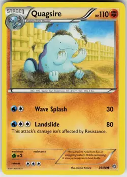 Pokemon Quagsire 39/98 XY - Ancient Origins Normal card - Image 1