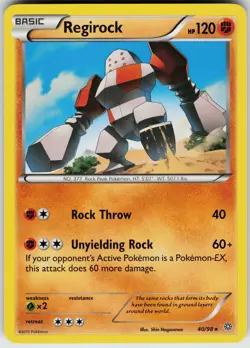 Pokemon Regirock 40/98 XY - Ancient Origins Normal card - Image 1