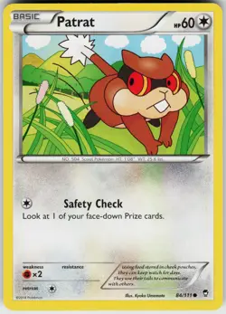 Pokemon Patrat 84/111 XY - Furious Fists Normal card - Image 1
