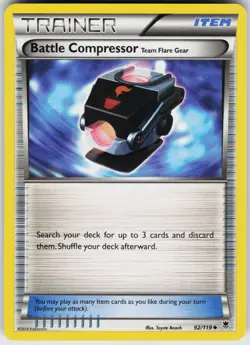 Pokemon Battle Compressor 92/119 XY - Phantom Forces Normal card - Image 1