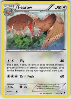 Pokemon Fearow 79/119 XY - Phantom Forces Normal card - Image 1
