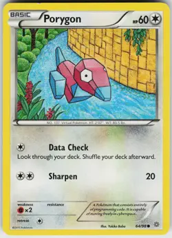 Pokemon Porygon 64/98 XY - Ancient Origins Normal card - Image 1