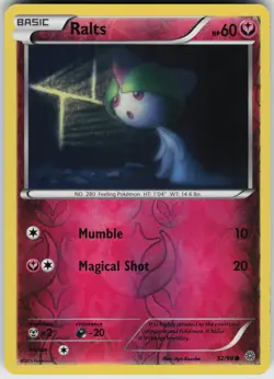 Pokemon Ralts 52/98 XY - Ancient Origins Reverse Holo card - Image 1