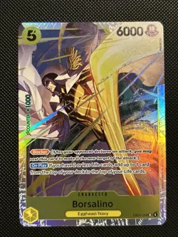 Borsalino - EB04-058 SR - Holo Foil One Piece TCG Adventure on Kami’s Island NM - Image 1