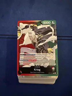 One Piece TCG: OP15 Krieg Pre Built Deck List! Don Included NM/M - Image 1