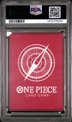 2025 ONE PIECE OP11-A FIST OF DIVINE SPEED ALTERNATE ART MONKEY D. LUFFY PSA 10 - Image 2
