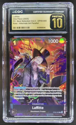 2025 ONE PIECE LAFFITTE RARE ALT ART OP09-095 CGC 10 PRISTINE B PT - Image 1