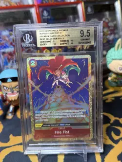 BGS 9.5 One Piece OP05-019 R Fire Fist - English - Best Selection Vol.2 - Graded - Image 1