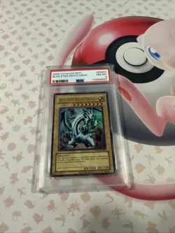 YuGiOh GRADED 2024 Blue-Eyes White Dragon RP01-EN001 Ultra Rare MINT 9 PSA - Image 1