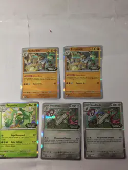 POKEMON TCG PERFECT ORDER PROMO CARD LOT OF 5 DOUBLADE SERPERIOR BARBARACLE - Image 1