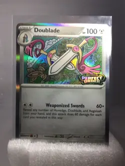 POKEMON TCG PERFECT ORDER PROMO CARD LOT OF 5 DOUBLADE SERPERIOR BARBARACLE - Image 2