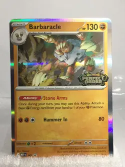 POKEMON TCG PERFECT ORDER PROMO CARD LOT OF 5 DOUBLADE SERPERIOR BARBARACLE - Image 3