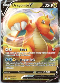 Dragonite V Promo SWSH: Sword & Shield Promo Cards SWSH154 NM - Image 1
