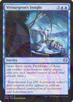 Foil Vivisurgeon's Insight - Phyrexia: All Will Be One | MTG Card - Image 1