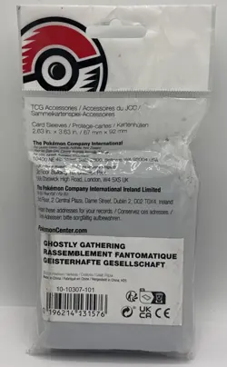 NEW Pokemon Center TCG: GHOSTLY GATHERING Premium Card Sleeves (65 Sleeves) - Image 2
