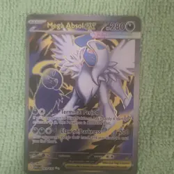 Mega Absol EX 161/132 ME01 EN Full Art Holo Pokemon TCG Card - Image 1