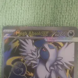 Mega Absol EX 161/132 ME01 EN Full Art Holo Pokemon TCG Card - Image 3