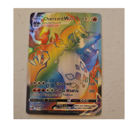 Pokemon Charizard VMAX Secret Rare 074/073 Champions Path Holo 330 HP Card - Image 1