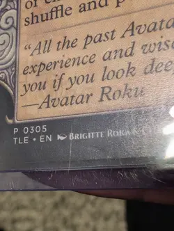 Wizards of the Coast Enlightened Tutor 0305 TLE Promo Avatar Roku Card English - Image 2