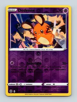Dedenne 067/172 Holo Common Brilliant Stars Pokemon Trading Card TCG - Image 1