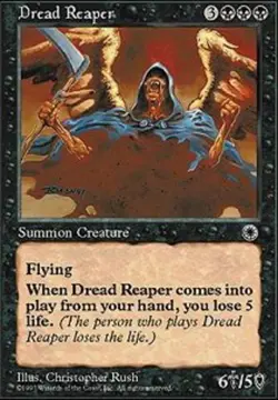 Dread Reaper ~ Moderately Played Portal 1 MTG Magic UltimateMTG Black Card - Image 1