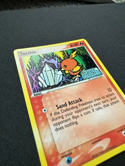 Torchic 66/100 EX Crystal Guardians Stamp Pokemon Card Reverse Holo Rare NM - Image 5