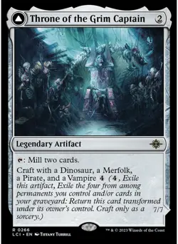 Throne of the Grim Captain 266 MTG NM - The Lost Caverns of Ixalan - Image 1