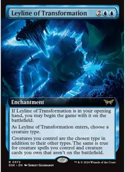 Leyline of Transformation (Extended Art) 372 MTG NM - dsk - Image 1