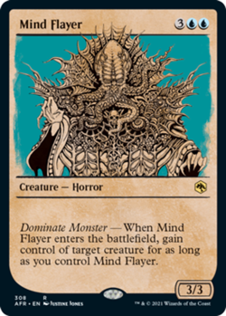 x1 Mind Flayer - Showcase R MTG Adventures in the Forgotten Realms M/NM, English - Image 1