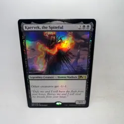 Kaervek, the Spiteful 106 Rare Core Set 2021 Magic: The Gathering Foil LP - Image 1