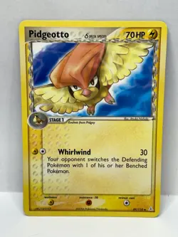Pigeotto Delta Species Pokemon TCG EX Holon Phantoms 49/110 - Image 1